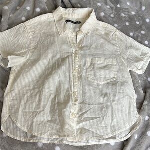 Abercrombie & Fitch Cream Blouse for Casual Wear